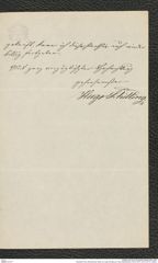 Nachlass Franz Steindachner, Brief von Hugo Schilling an Franz Steindachner (10.03.1877), Inv.Nr. 451.01, Seite 3